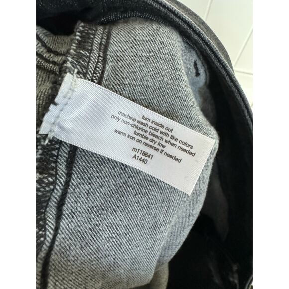 Lane Bryant Womens Jeans Sz 28 Signature Fit Boyfriend Cozy Jogger Black‎ Wash - Picture 9 of 9